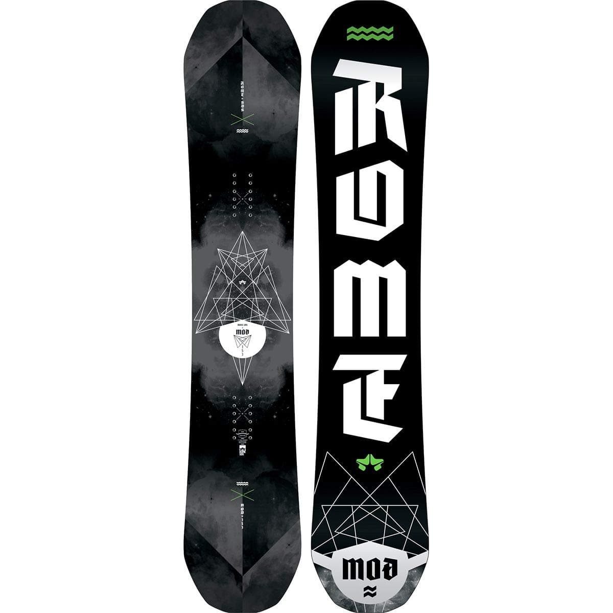 Rome Snowboards Mod Snowboard, Black, 162