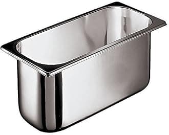 World Cuisine 6 7/8-Quart Stainless-Steel Ice Cream Container