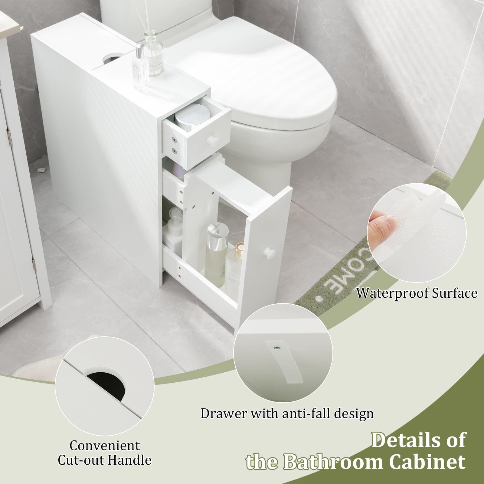 Bathroom Floor Cabinet