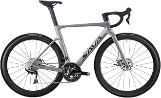 - SAVADECK Carbon Road Bike, T800 Carbon Fiber Frame 700C Racing Bicycle with Shimano 105 R7000 22 Speed Groupset and Mechanical Disc Brake, Ultra-Light Carbon Bike