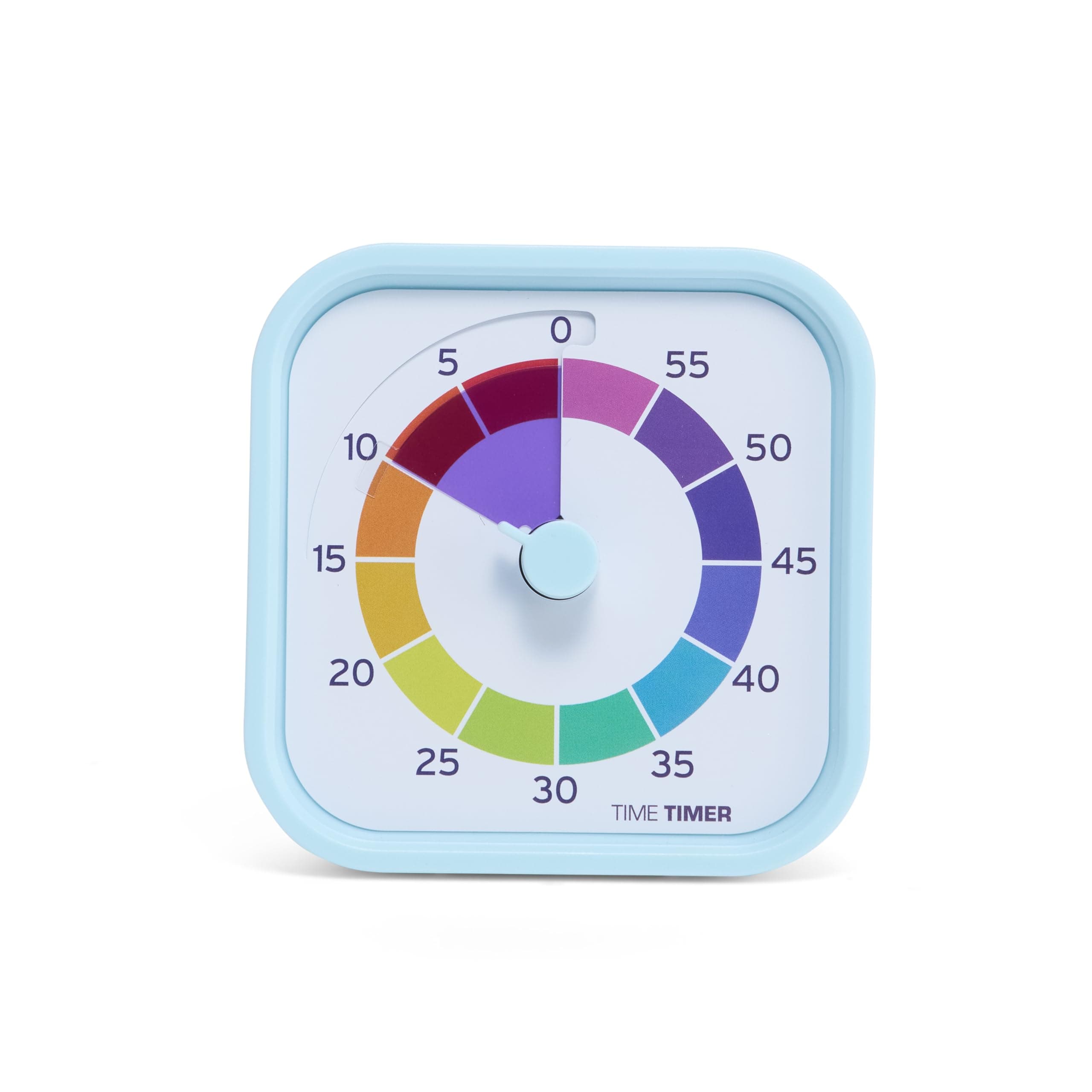 - Time Timer MOD - Home Edition - Rainbow Wheel - Individual Sized 60 Minute Visual Countdown Timer with 5 Minute Color Segments for Kids, Toddlers, Students, with Silent Operation (Multicolor)