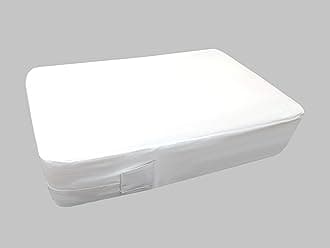 Bed Bug Proof Protector Mattress Encasement Cover Zippered Anti Dust Mite Breathable Total Mattress Protection (King 60" x 80" + 8" depth) White