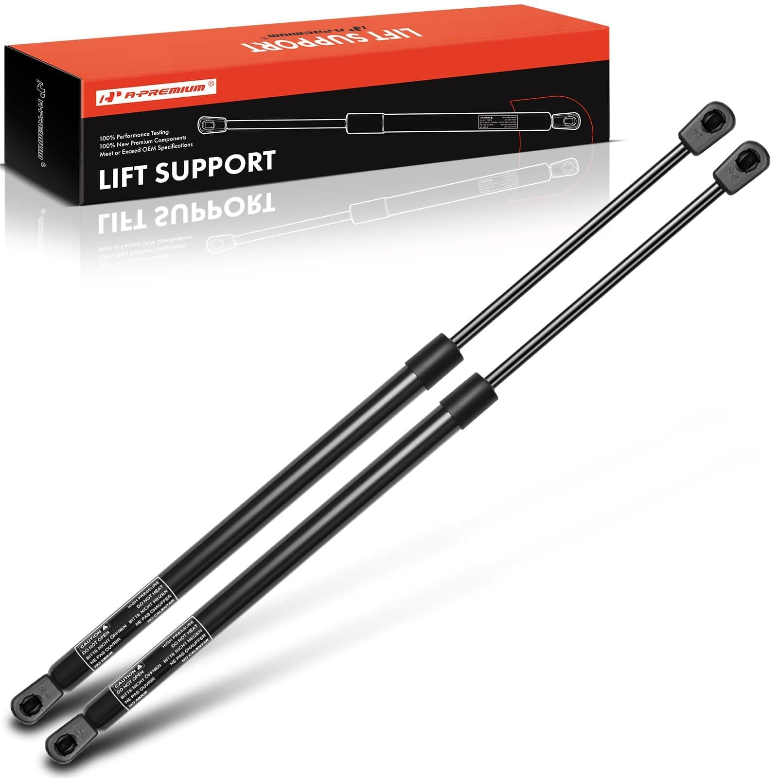A-Premium Tailgate Rear Trunk Lift Supports Shock Struts Replacement for Audi TT TT Quattro 2008-2014 Coupe 2-PC Set