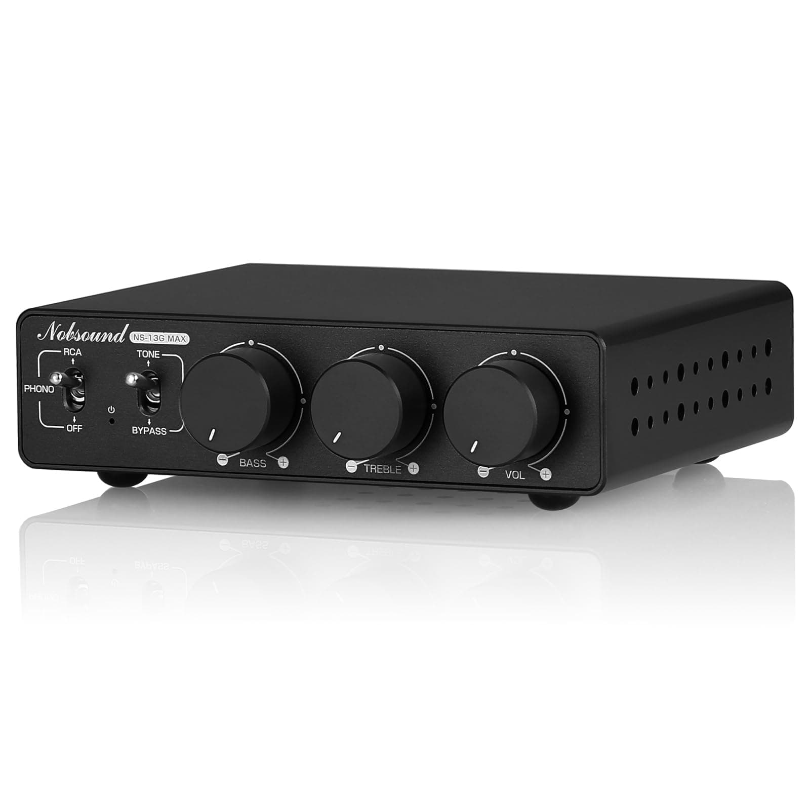 Douk Audio NS-13G MAX HiFi Mini 2-Channel Stereo Amplifier – 300W×2 Class D Power Amp with Phono Input