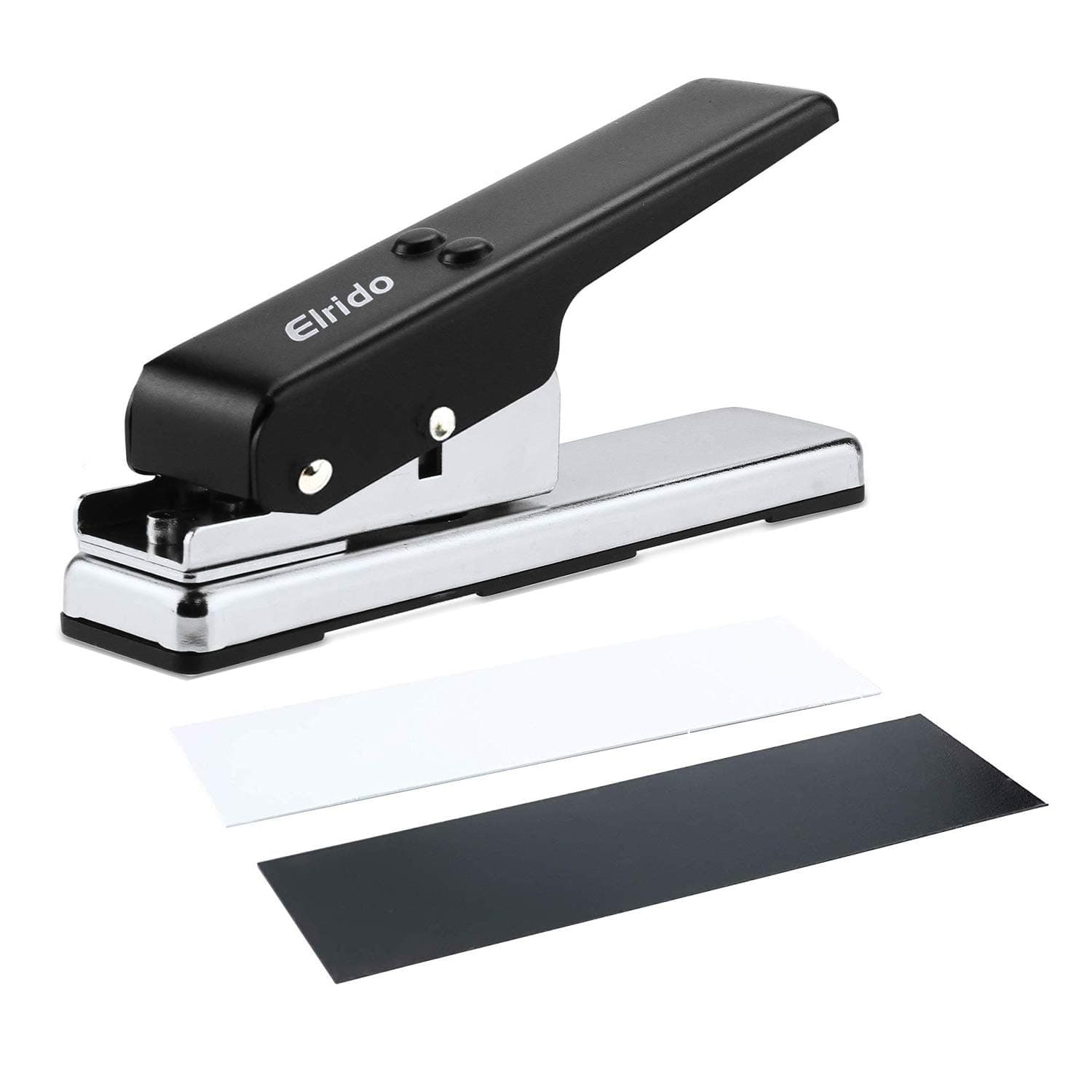 Elrido DIY Guitar Picks Maker Pick Cutter Punch Tool Kit with 2 Pick Strips, Making Picks Create Custom Professional Plectrums for Guitar Players & Music Lovers - Unique Guitar Accessories Gift