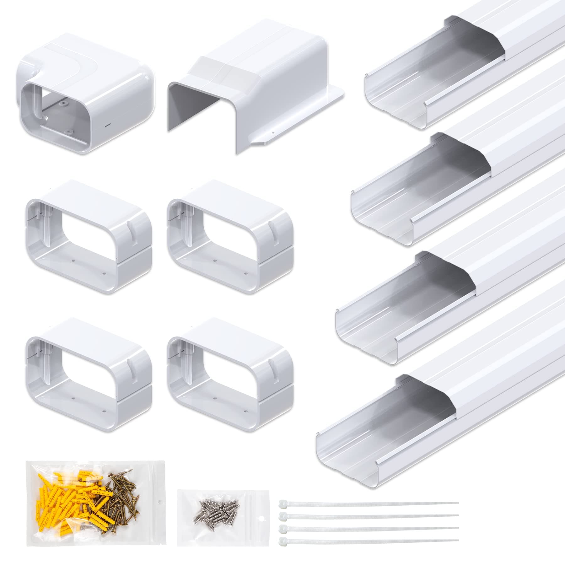 Mini Split PVC Line Set Cover Kit