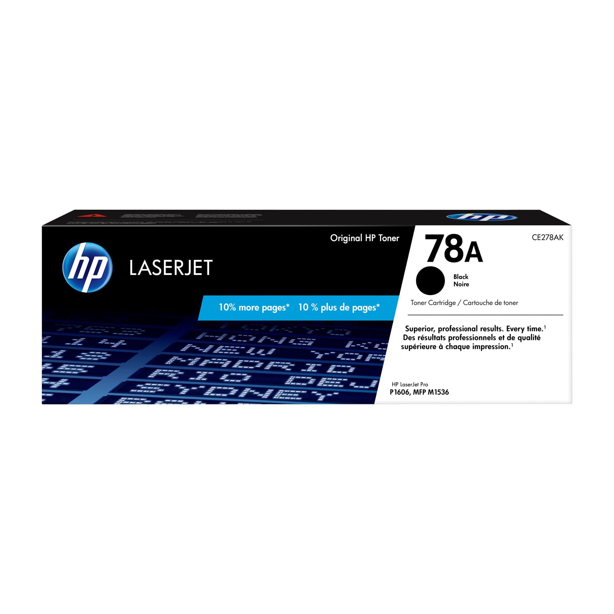 HP 78A HP (Hewlett Packard) 78A 2-pack Black Original LaserJet Toner Cartridges