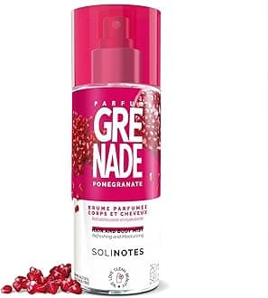 Pomegranate Body Mist by SOLINOTES | Refreshing And Hydrating Womens Fragrances - Alcohol-Free | Body Spray for Women and Hair | 8.45 fl.oz