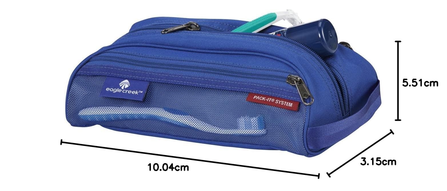 Eagle Creek Wash Pack-It Original Quick Trip Organizer, Toiletry Bag, 26 cm,3 L, Blue Sea