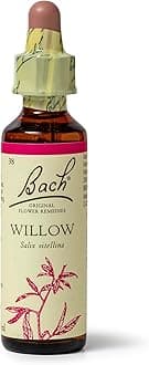 Bach Original Flower Remedies Willow, Find Joy & Hope, Forgive & Forget, Emotional Wellness, Natural Flower Essence, 20ml
