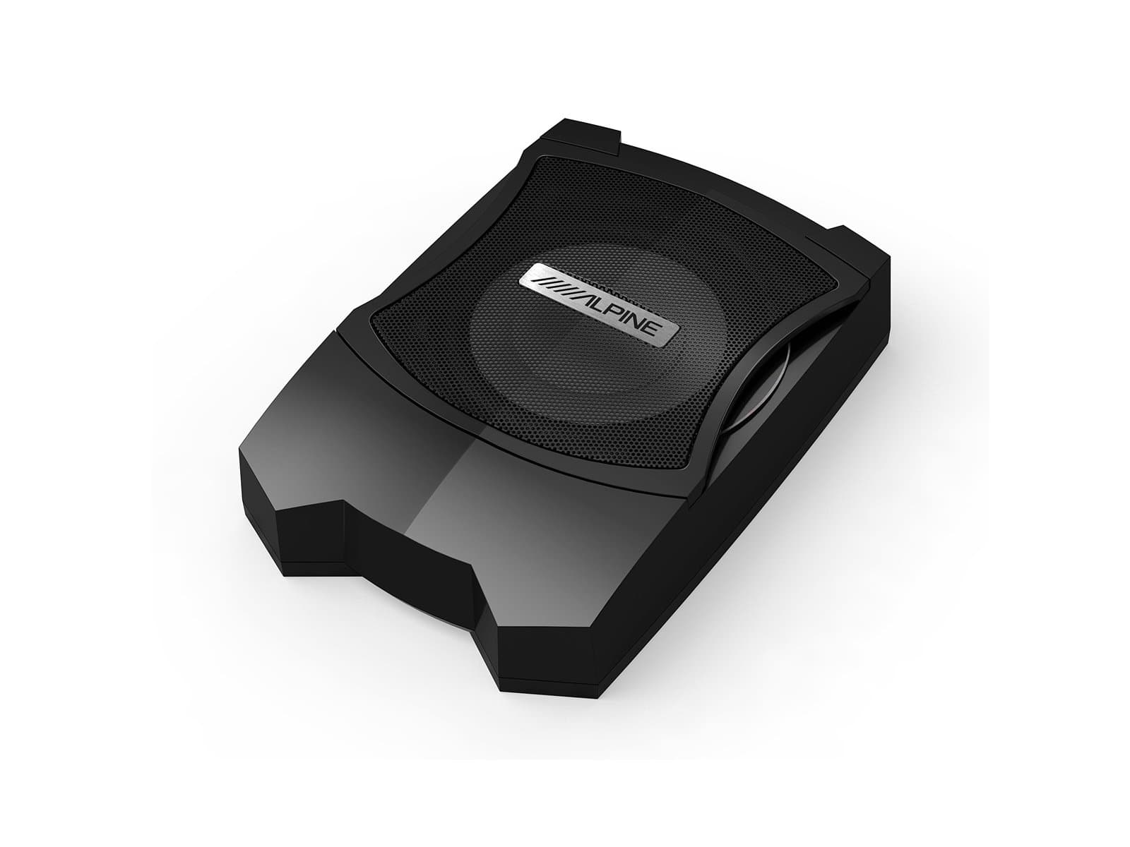 Alpine PWE-V80 Underseat Active Subwoofer, Schwarz