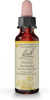 Bach Original Flower Remedies, Cerato (Non-Alcohol Formula) - Trust Intuition - Natural Homeopathic Flower Essence for Emotional Balance - Vegan, Gluten Free, Sugar Free - 10mL Dropper
