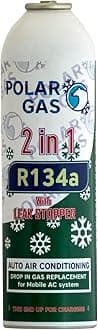 1LA ClimaSet R134a Car AC Recharge + Leak Stopper – 2-in-1 Aircon Refill & Sealant – 490g Can – 1/2” ACME Right-Hand Thread (Refill & Sealant)