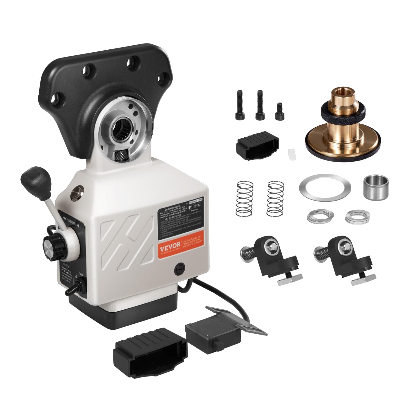 Vevor Al-310S Power Feed X-Axis 450 in-lb Torque,Power Feed Milling Machine 0-200PRM, Power Table Feed Mill 110V,for Bridgeport and Similar Knee Type Milling Machines - Amazon.com