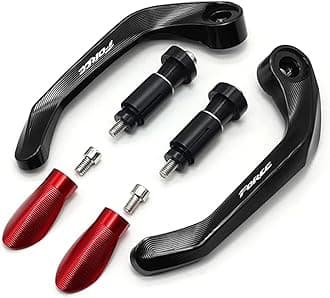 for Yamaha AEROX Force SMAX 155 Fall Protection Device Accessories Universal Motorcycle Scooter 22mm Handlebar End Handguard Bow (Color : Red, Size : Force)
