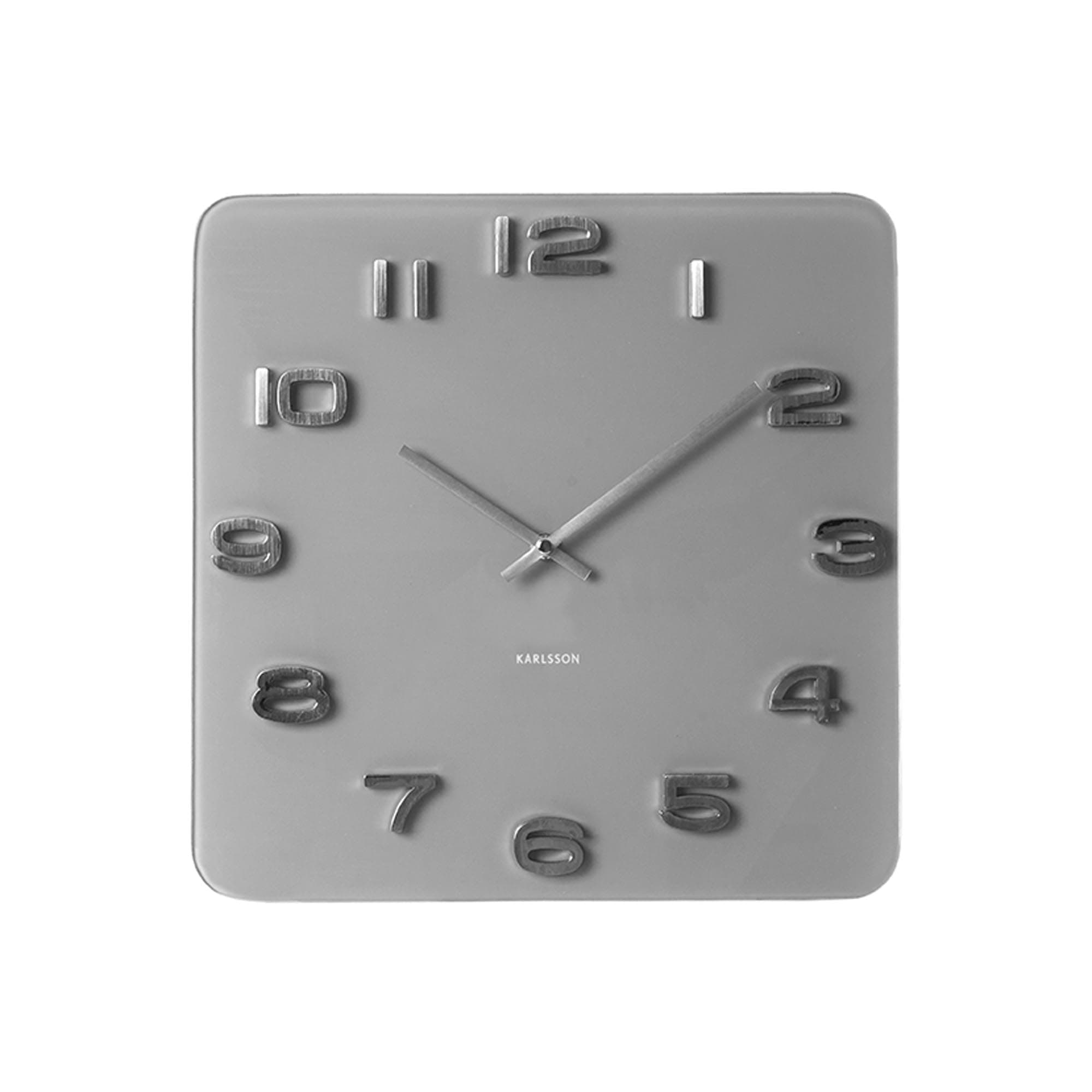 wall clock, Grey, 35cm