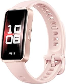 HUAWEI Band 9, Smart Watch, Up to 14 Days Battery Life, Comfortable Wear, TruSleep 4.0, Scientific Sleep Tracking, 100 Training Modes, Smartband, iOS & Android, Charm Pink Fluoroelastomer Strap