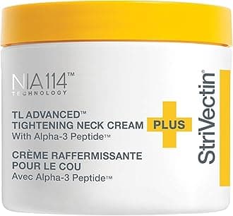 StriVectin Tighten and Lift Advanced Neck Cream PLUS with Alpha-3 Peptides for Neck and Décolleté, Smoothing Look of Wrinkles and Fine Lines, Improves Crepey Skin and Vertical Lines