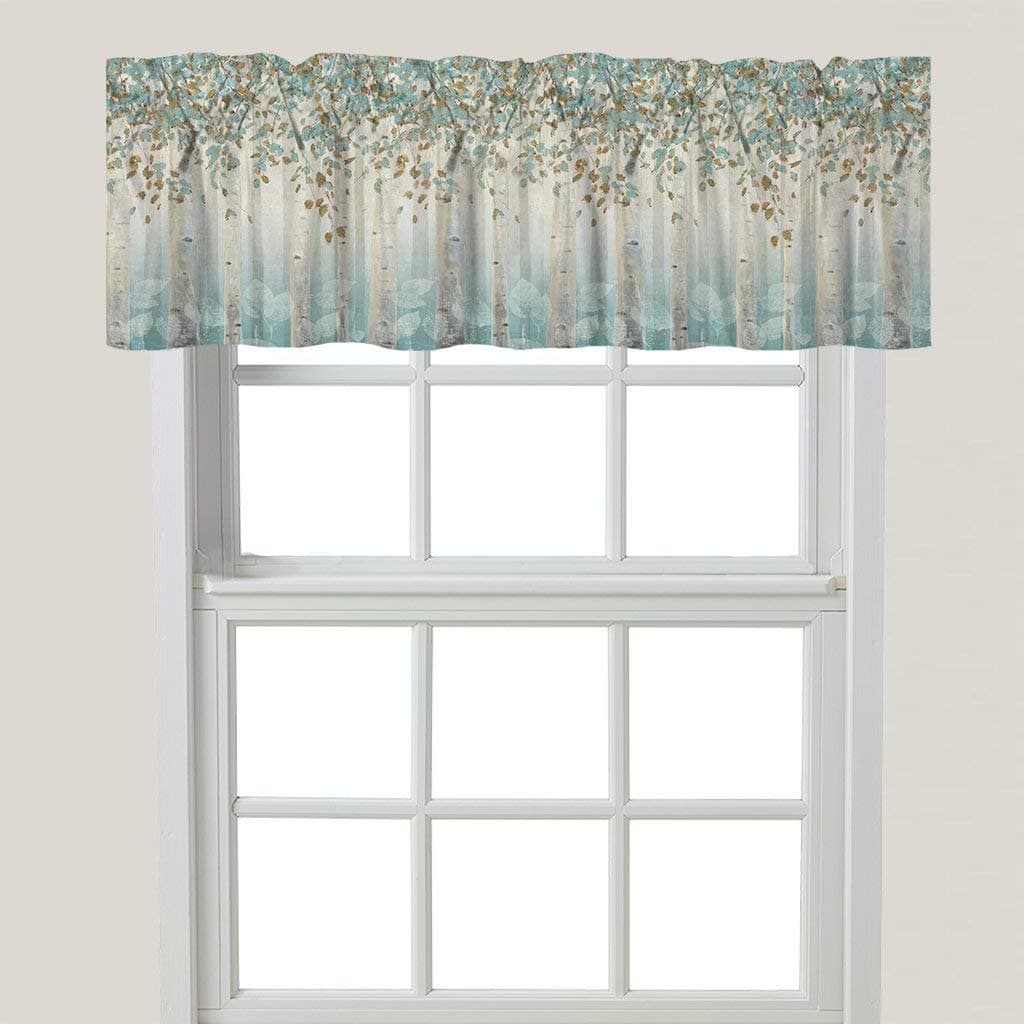 Laural Home Dream Forest Window Valance, Blue