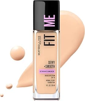 New York Fit Me! Liquid Natural Full Coverage Combination Skin Foundation, SPF 18, 110 Porcelain, 30 ml (Packaging May Vary) Natural Finish