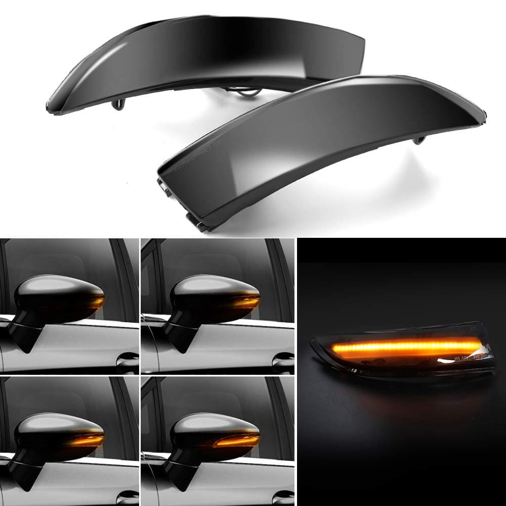 Dynamic Turn Signal Light LED Side Rearview Mirror Sequential Indicator Lamp For Fo rd Fiesta Mk7 2008-2017 B-Max 2012-2017
