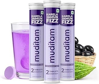 Karela Jamun Fizz-60 Tablets | Ideal For 30 Days (Karela Jamun Juice) | Helps in High Sugar Condition | Promotes Healthy Glucose Levels | Boosts Digestive Health