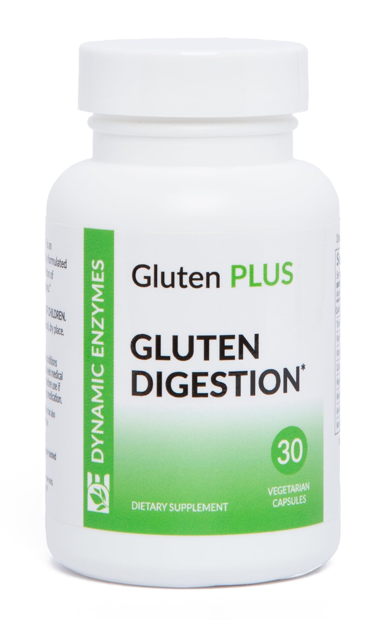 Gluten Plus Advanced Digestive Enzymes – DPP-IV Enzyme Complex for Gluten & Casein Digestion – Helps Digest Wheat, Barley & Rye – Supports Digestive Comfort – 30 Veg Capsules