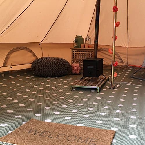 5M Half Moon Polypropylene Matting For Camper Van Awning