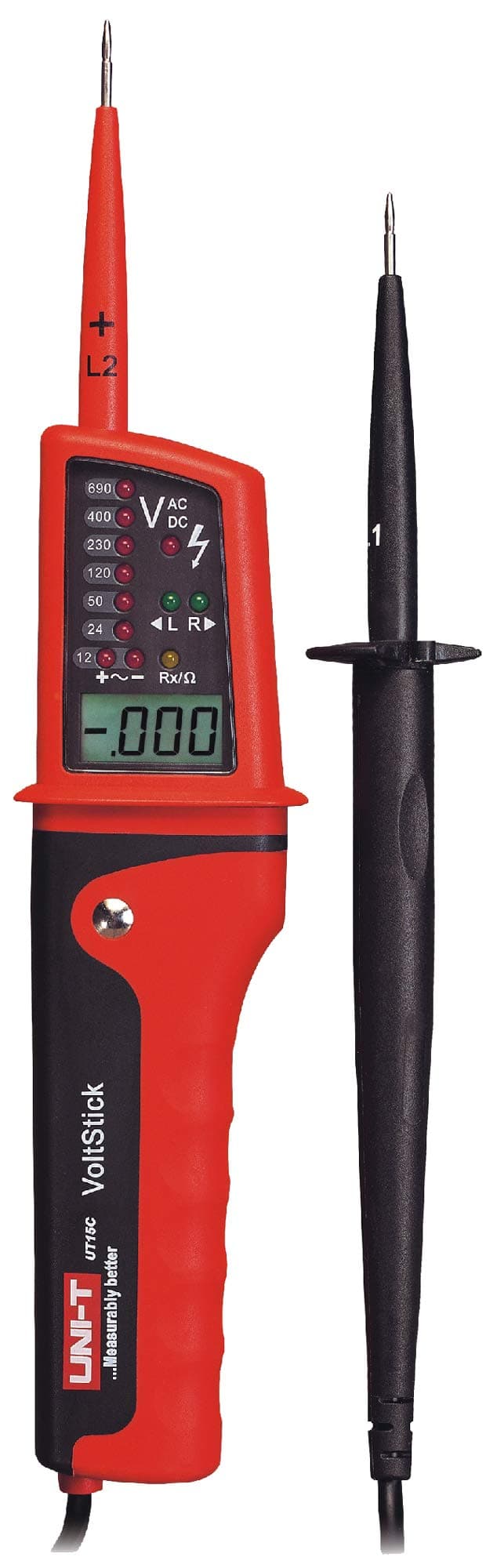 UT15C Waterproof Voltage Tester AC/DC Voltage Detection Multimeter High Precision Electronic Diagnostic Tool LCD Display