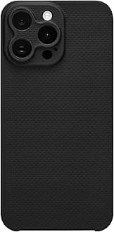 Latercase | iPhone 15 Pro Max Case | Midnight | Durable Thin Phone Case | 0.6mm Aramid Fiber, Precision Laser-Cut, Full Camera Protection, Non-Slip Matte Finish