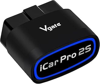 Vgate iCar Pro 2S OBD2 Bluetooth Adapter Check Engine Vehicle Code Reader Diagnostic Scanner Tools for iOS&Android and Windows Made for Electric (EV) and Hybrid Vehicles