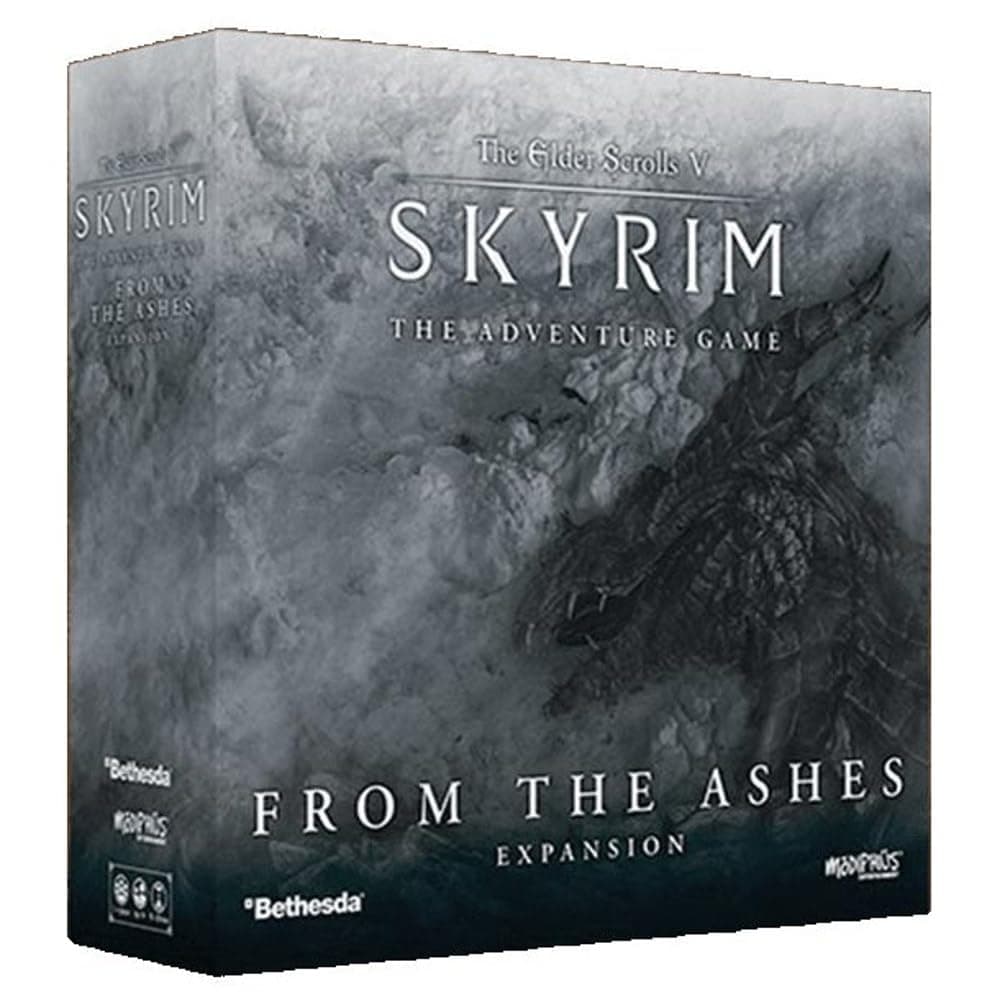 Modiphius | The Elder Scrolls: Skyrim - Adventure Board Game From the Ashes Expansion | Board Game | Ages 14+ | 1-4 Players | 60-120 Minutes Playing Time