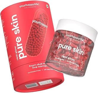 Advanced L-Glutathione Glow-Up Skin Capsules with NAC for Brighter Clearer Skin & Pigmentation| with Retinol & Niacinamide (60 capsules)