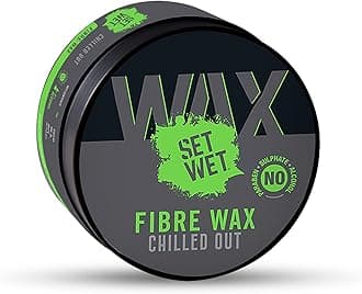 Set Wet Hair Wax For Men - Fibre Hair Wax 60g | Strong Hold, Extra Volume, Natural Finish, Restylable Anytime, Easy Wash Off | No Paraben, No Sulphate, No Alcohol