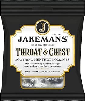 Throat & Chest 73g - Pack of 12 - Soothing Menthol Lozenges - Suitable for Vegetarians