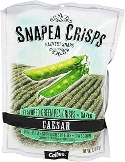 Harvest Snaps - Snapea Crisps Harvest Snaps Caesar Flavor - 3.3 oz (pack of 3)