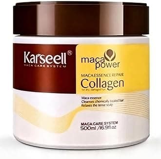 KarseellHair Repair Mask - Deep Conditioning MACA Collagen for Dry Damaged Hair (16.9 fl oz)