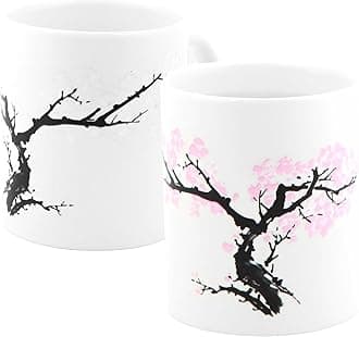 Blossom Morphing Mug – Color Changing Cup Reacts to Heat – Fun Gift for Coffee, Hot Cocoa, & Hot Beverages