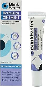 BetterLids Eyelid Ointment – Intense Oat Complex with Shea Butter & Panthenol - Hydrates, Nourishes & Soothes – Moisturizing Care for Dry, Itchy, Red, Sensitive, Flaky Skin Around the Eyes - 0.35 oz