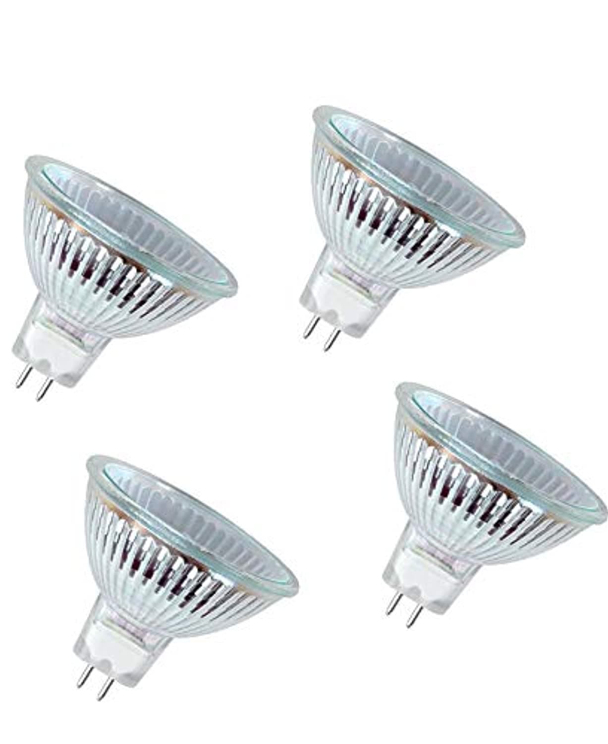 OSRAM Long Lasting Home Decorative And Durable Halogen Reflector Standard Light BulbGU5.3socket, 12 Volt, 50 Watt, 36 DEGREE Beam Angle, Warm White/2800K Pack of 4