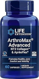 Life Extension ArthroMax Advanced, NT2 Collagen & ApresFlex, 60 Vcaps, 90 g