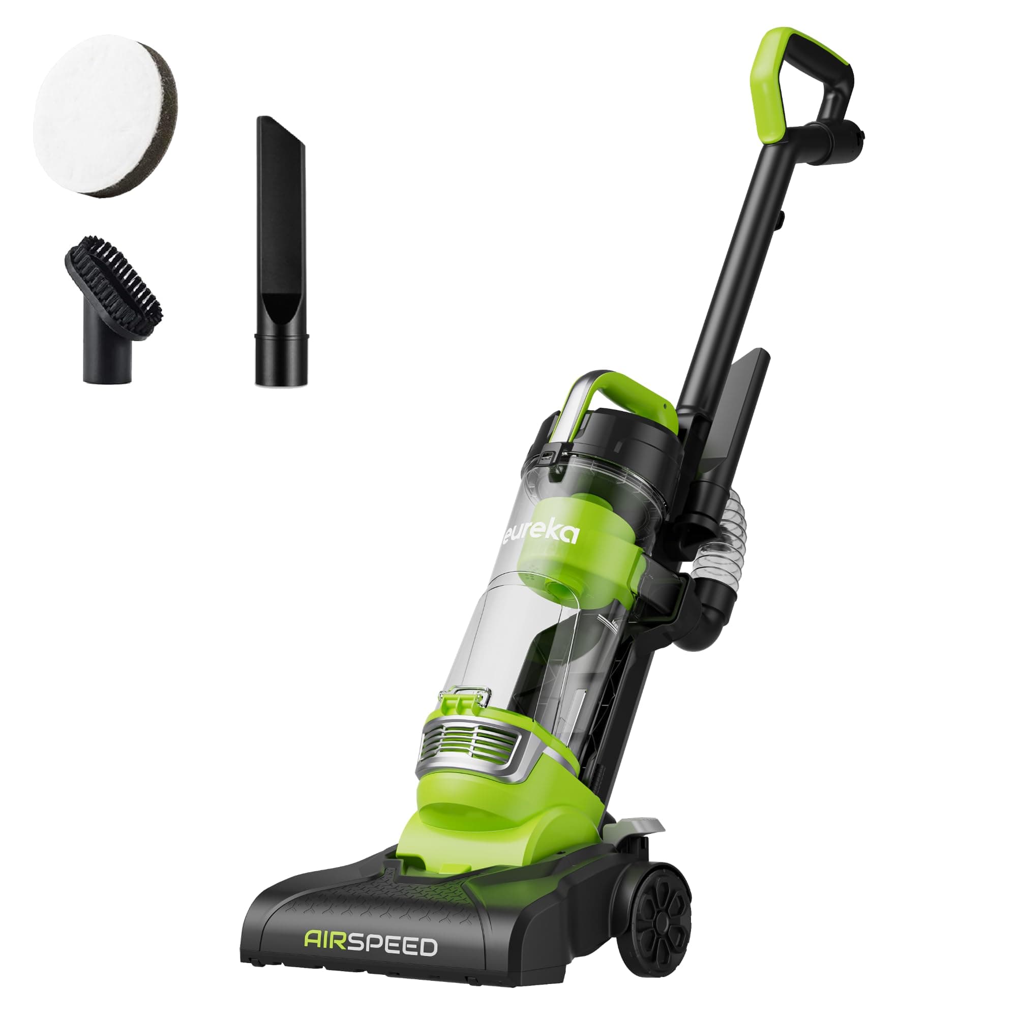 Eureka Airspeed Ultra-Lightweight Compact Bagless Upright Vacuum Cleaner, NEU10AE4, Green