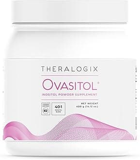 Theralogix Ovasitol Inositol Powder 90 Day Supply | Myo Inositol 2000mg | D-Chiro Inositol 50mg | Canister