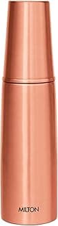 MILTON Copper Combo 1000 Water Bottle, 890 ml, 1 Piece, Copper | Leak Proof | Office, Gym, Yoga, Travel Bottle