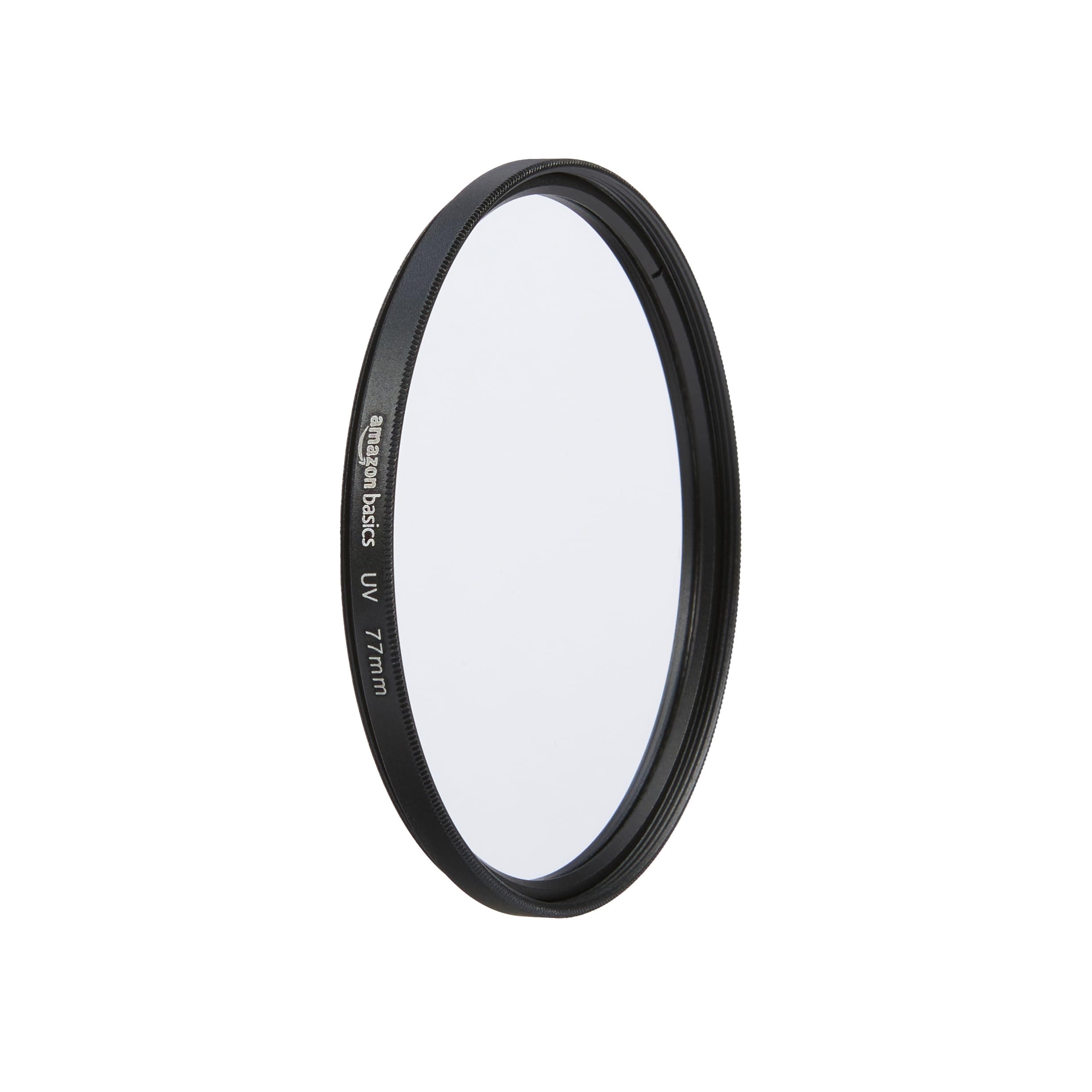 Amazon Basics UV Protection Camera Lens Filter, Scratch Resistant, Photography Filter, 77mm