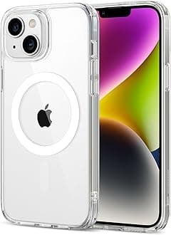 for iPhone 14 Plus Case, Magnetic Case Compatible with MagSafe, Shockproof Military-Grade Protection, Magnetic Phone Clear Case for iPhone 14 Plus, Classic Hybrid Series, Clear