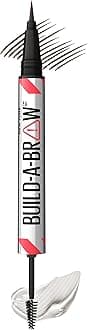Build-A-Brow 2-in-1 Brow Pen and Sealing Eyebrow Gel, Eyebrow Makeup for Real-Looking, Fuller Brows, Black Brown, 1 Count