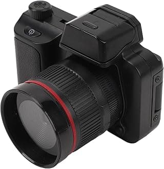 Goshyda Digital Camera for Photography, 4X Zoom, 1080P HD Video Cameras, 180° Flip 2 Inch Screen, Retro Compact Digital SLR Camera for Kids Teens Boys Girls