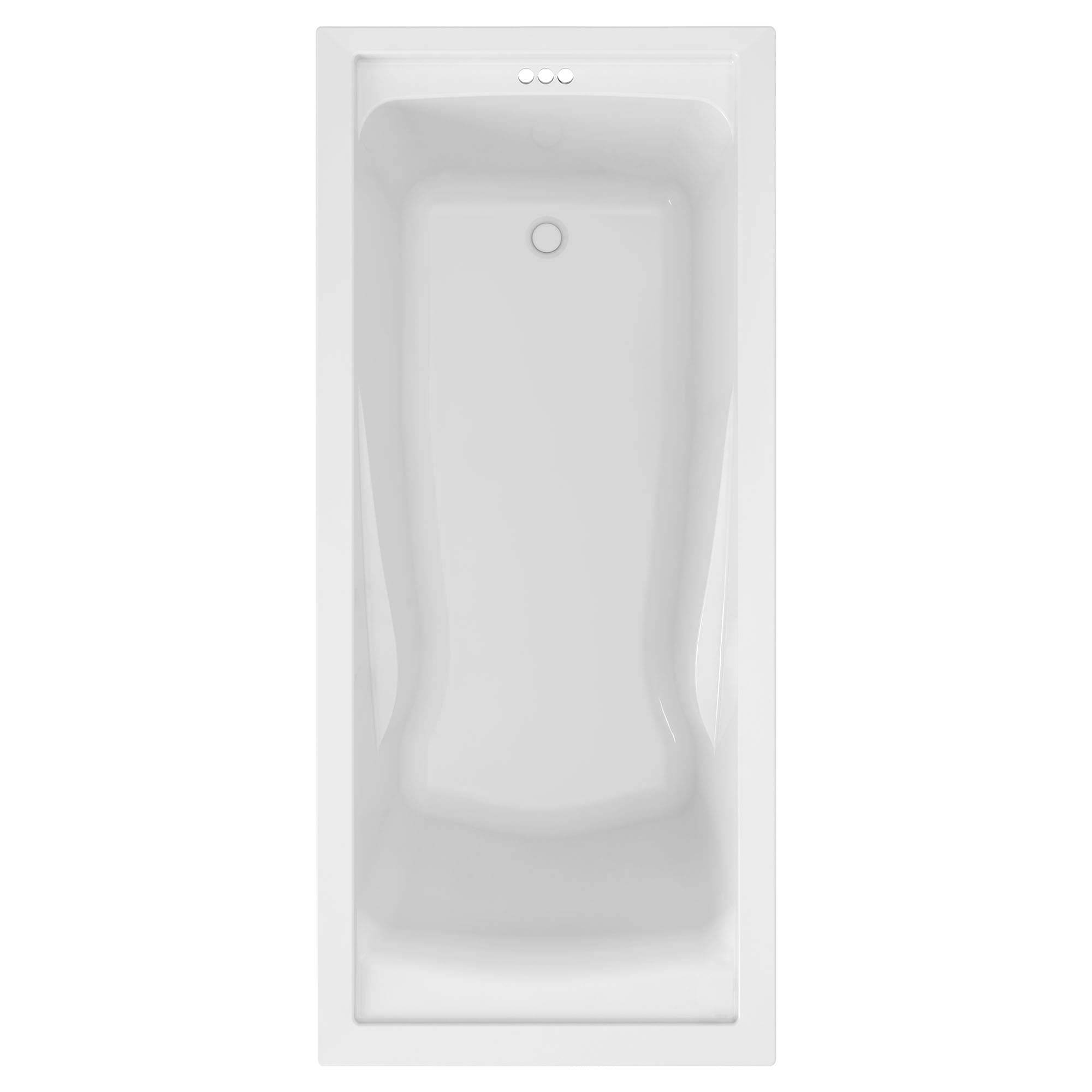 2422V002.020 Evolution 5 ft. x 32 in. Deep Soaking Tub with Reversible Drain, White, 60 or More gal