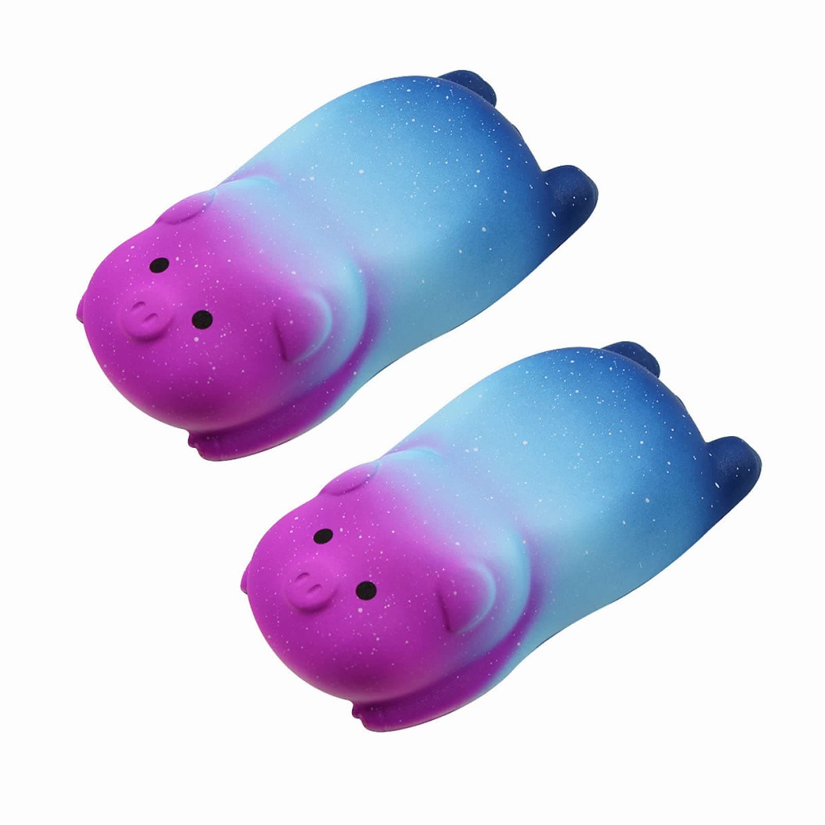 Small Wrist Rest Mouse Pad, Mini Cute Pig Ergonomic Mousepad Memory Foam Design Pig Shape Wrist Support Pillow Rest Cushion Mat for Office Computer Laptop,Comfortable and Pain Relief (Starry Sky 2pcs)